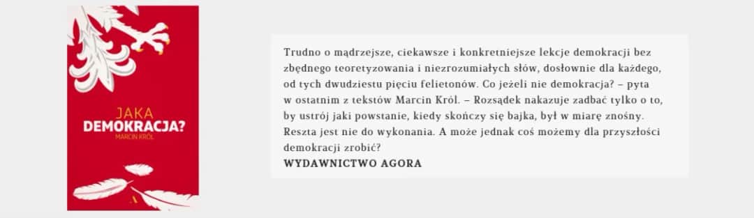 Marcin Król i jego wizja demokracji w książce Jaka demokracja